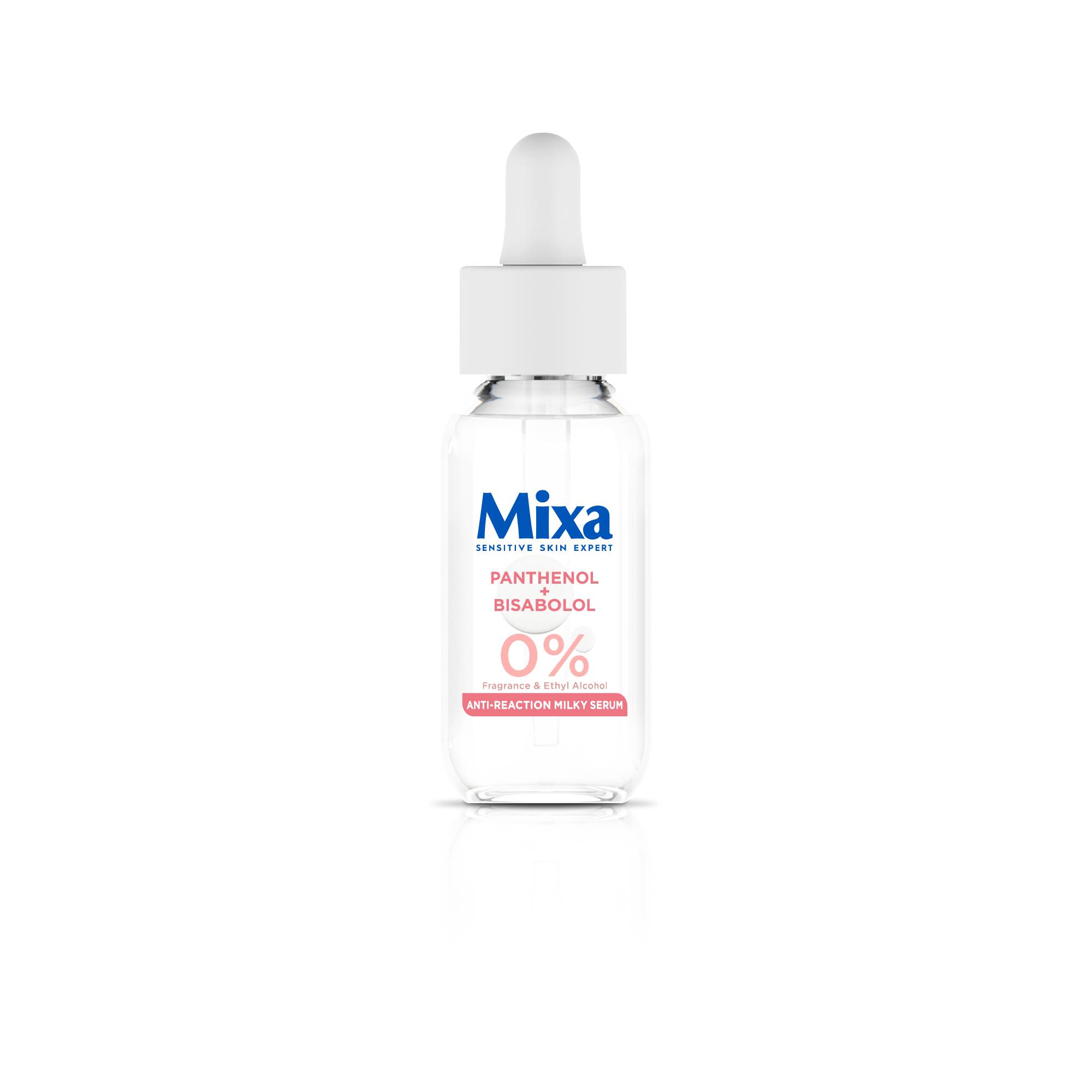 Mixa Anti Reaction Mleczne serum kojące przeciw zaczerwienieniom dla skóry reaktywnej, 30 ml