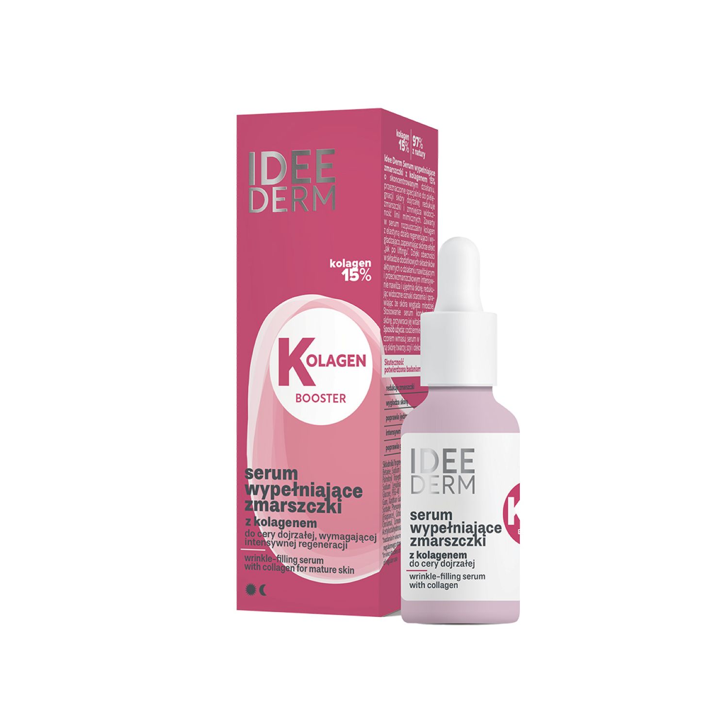 Idee Derm Serum wypełniające zmarszczki z kolagenem 15%, 30 ml zdjęcie