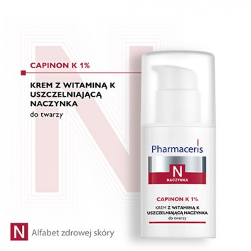 Pharmaceris N Capinon K 1% krem z witaminą K uszczelniającą naczynka 30 ml