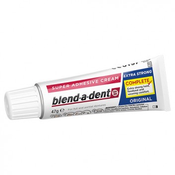 BLEND-A-DENT EXTRA STARK ORIGINAL Supermocny klej do protez, 47 g
