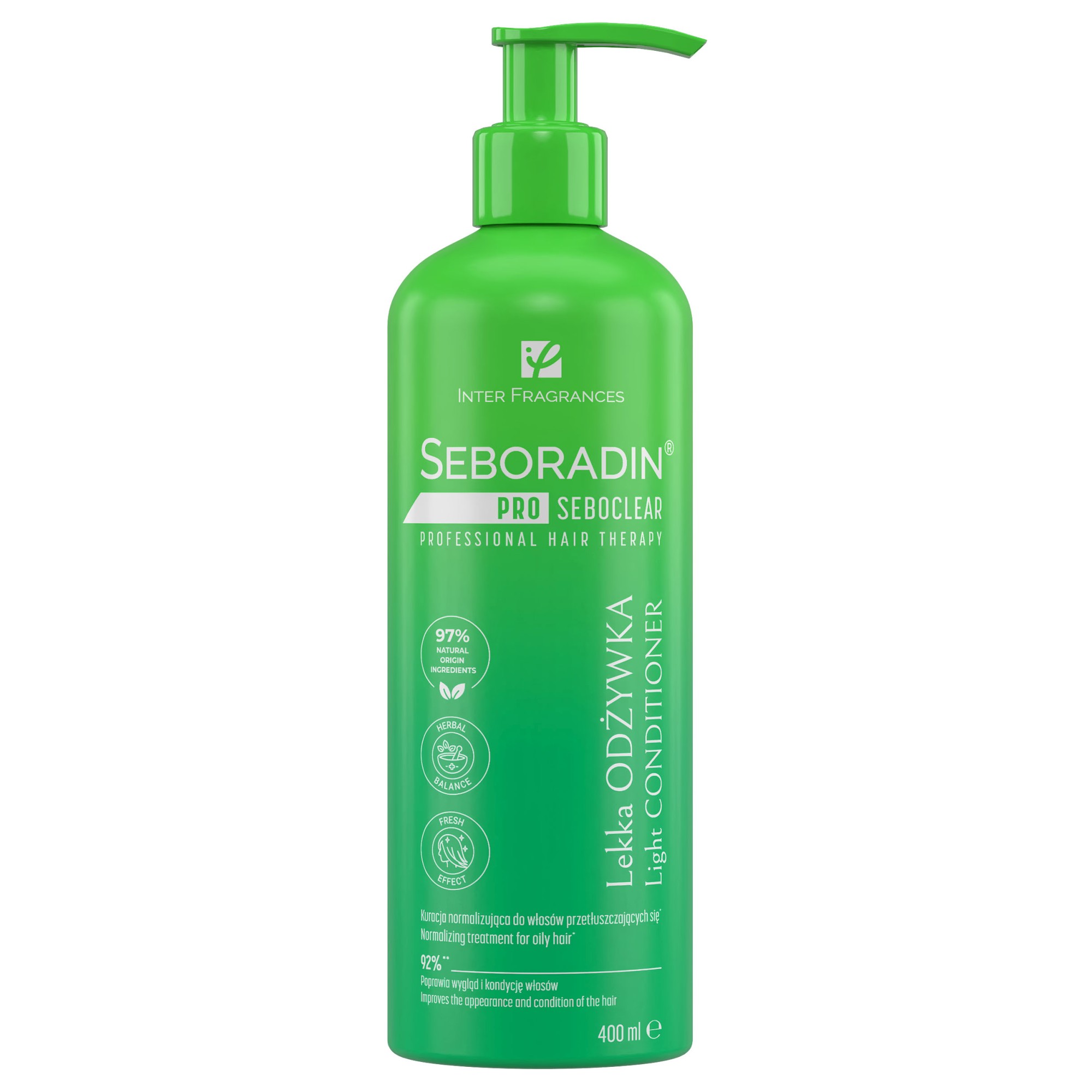 Seboradin, Pro Seboclear Lekka odżywka, 400 ml zdjęcie
