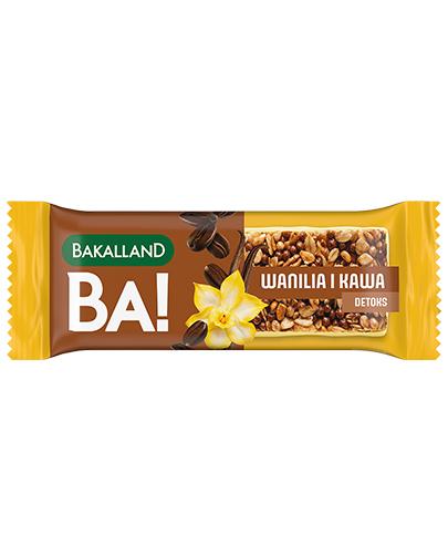 Bakalland BA! Baton zbożowy Wanilia i kawa DETOKS, 38 g zdjęcie