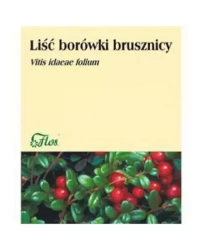 Flos Liść borówki brusznicy zioło pojedyncze 50 g zdjęcie