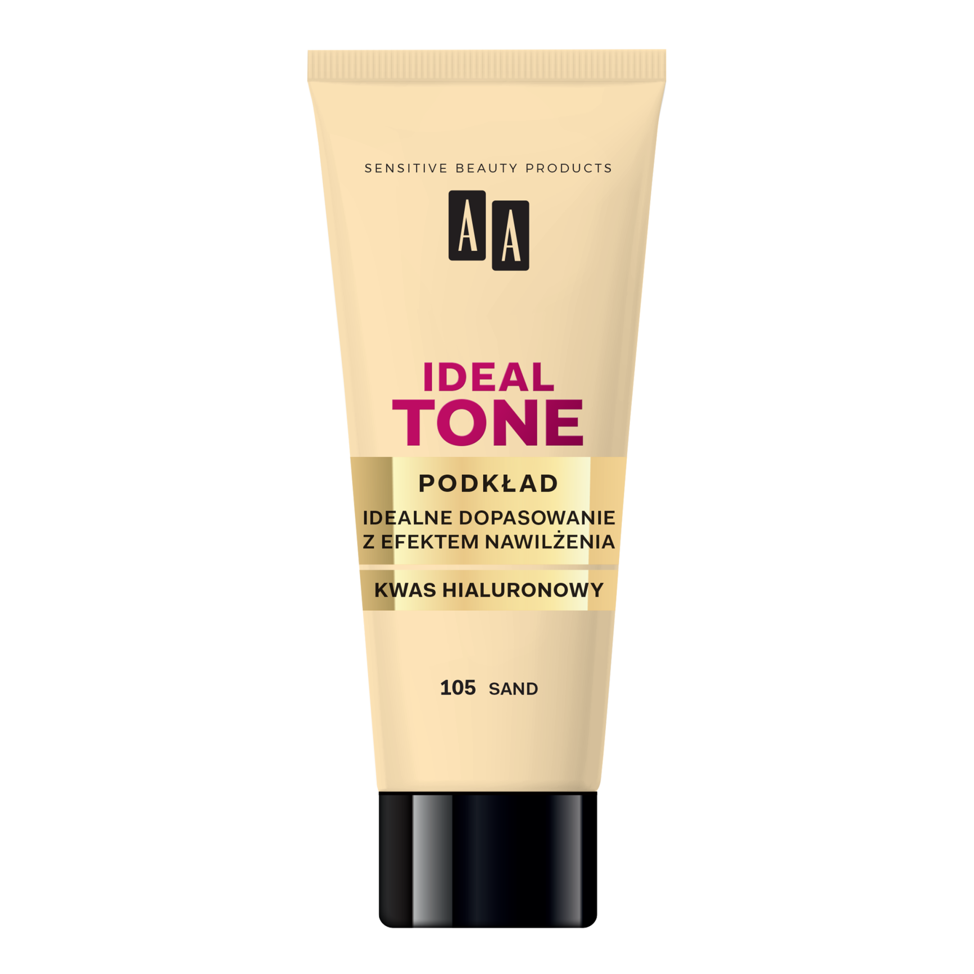 AA Ideal Tone podkład perfekcyjne dopasowanie 105 sand, 30 ml zdjęcie