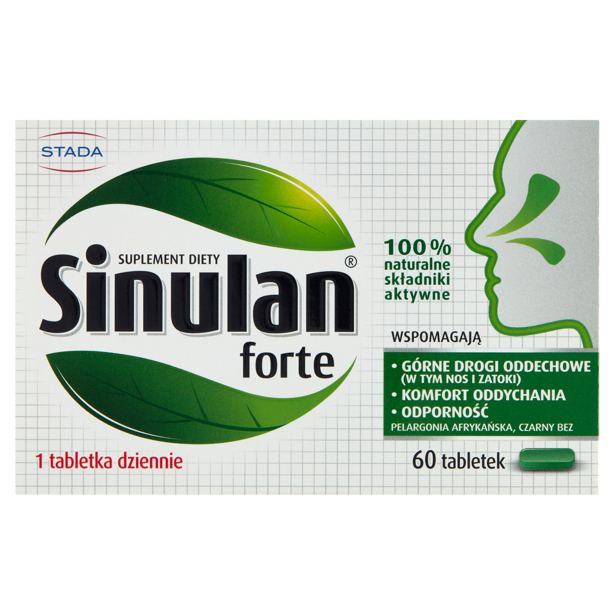Sinulan Forte, tabletki powlekane, 60 sztuk zdjęcie