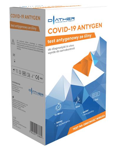 Covid-19 Antygen, szybki test ze śliny, 1 sztuka zdjęcie