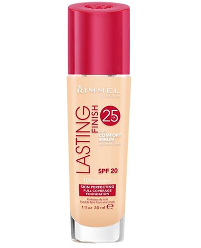 Rimmel Lasting Finish 25HR SPF 20 Długotrwały podkład z serum nawilżającym 103 True Ivory - 30 ml - cena, opinie, właściwości zdjęcie