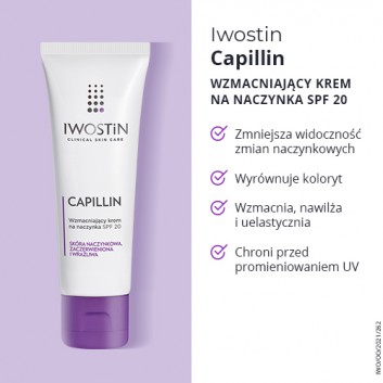 IWOSTIN CAPILLIN Krem na naczynka SPF20 lekka konsystencja - 40 ml