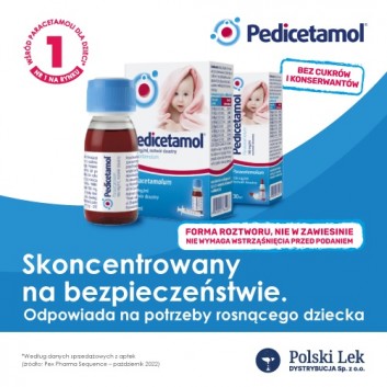 Pedicetamol, 100 mg/ml, roztwór doustny, 60 ml