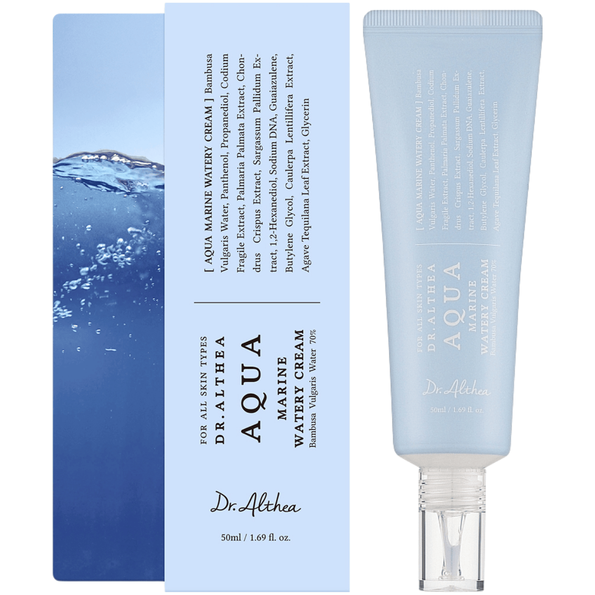 Dr. Althea Aqua Marine Watery Cream Nawilżający krem do twarzy, 50 ml