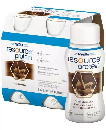Resource Protein, płyn o smaku czekoladowym, 4x200 ml zdjęcie