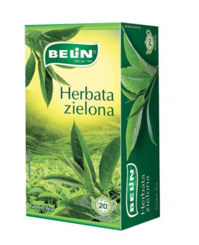 Belin Herbata zielona, 20 x 1,75 g, cena, wskazania, składniki zdjęcie