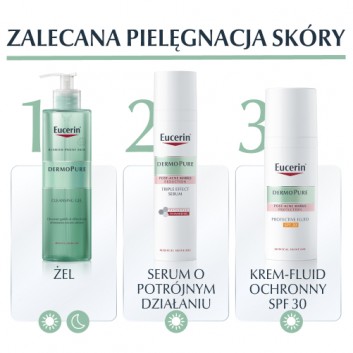 Eucerin DermoPure Krem-Fluid ochronny do skóry skłonnej do trądziku SPF 30, 50 ml