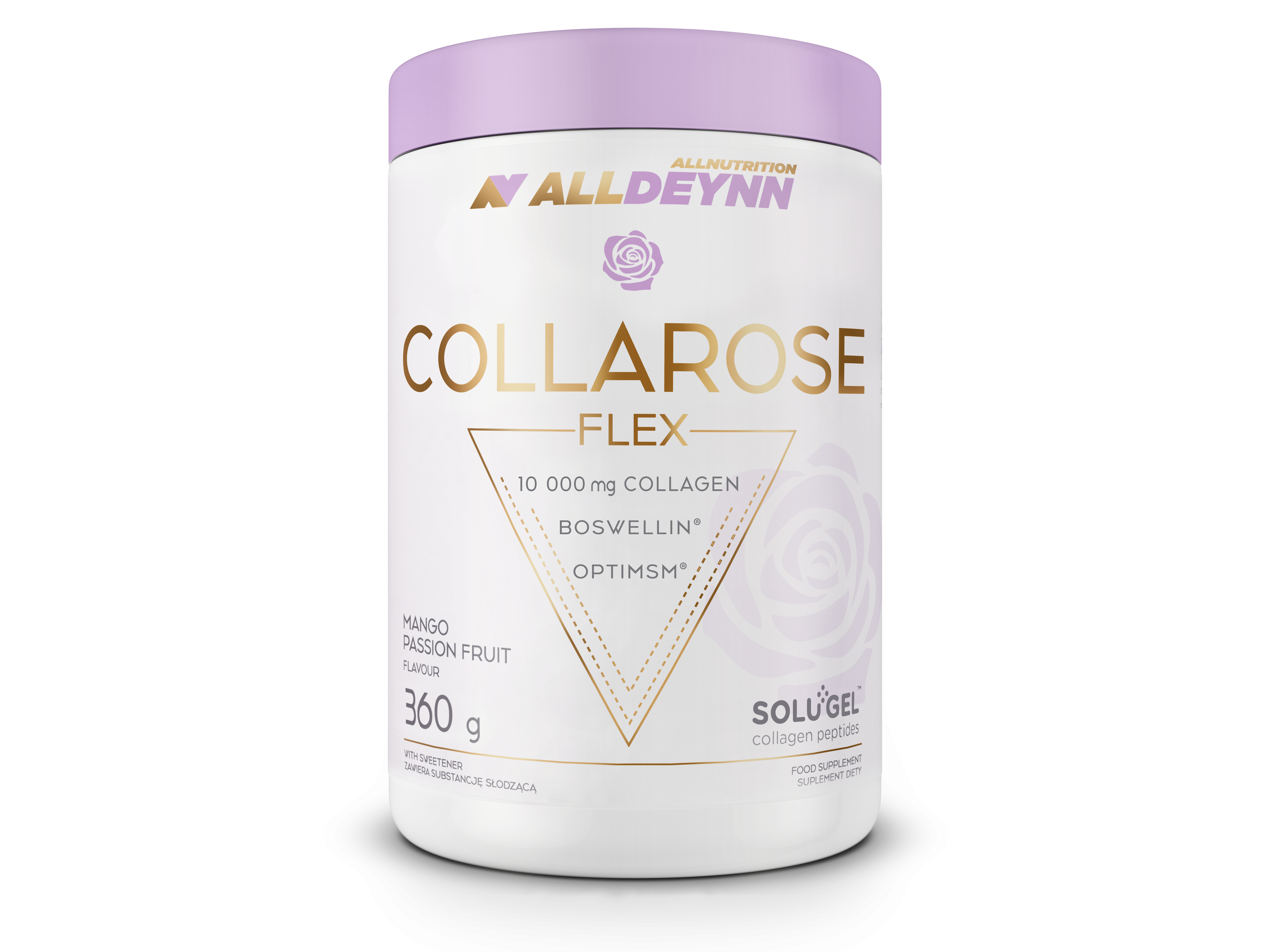 Allnutrition, Alldeynn Collarose Flex Mango Passion Fruit, proszek, 360 g zdjęcie