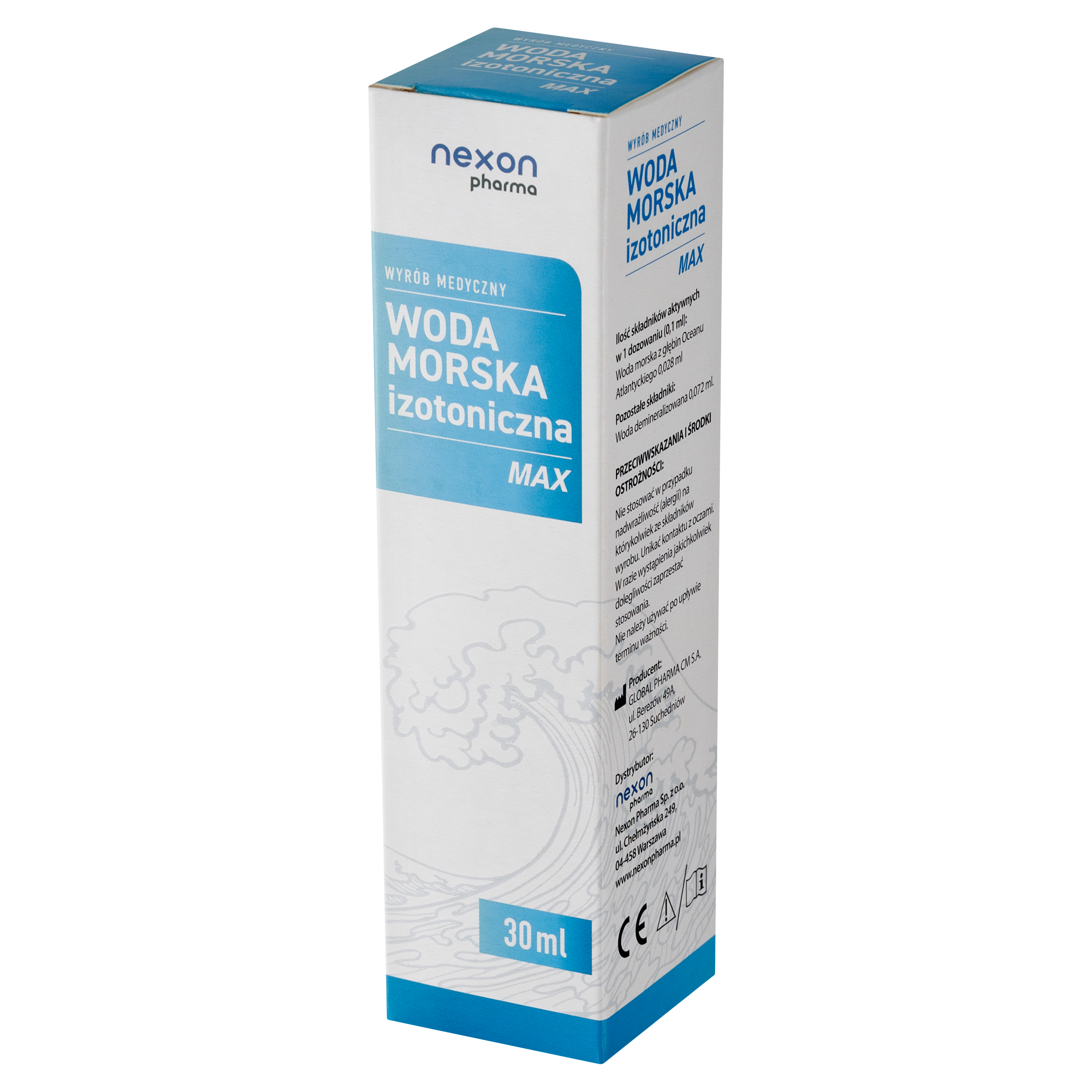 Woda morska izotoniczna max, 30 ml