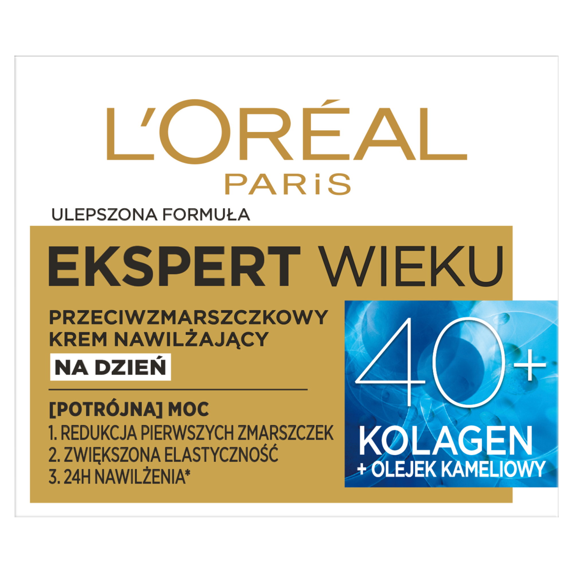 L'OREAL EKSPERT WIEKU Przeciwzmarszczkowy krem wygładzający na dzień 40+, 50 ml zdjęcie