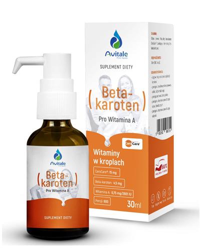 AVITALE Beta-karoten Krople, 30 ml  zdjęcie