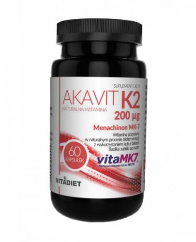 Vitadiet Akavit K2 200 µq - 60 kapsułek zdjęcie