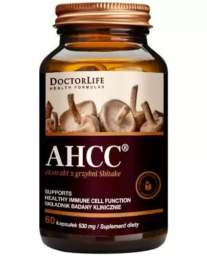 Doctor Life AHCC 630 mg 60 kapsułek zdjęcie