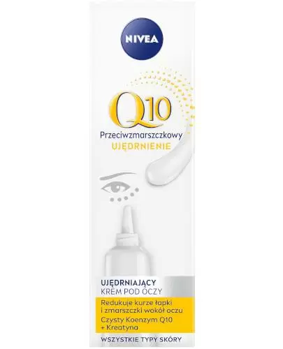 Nivea Q10 Power Przeciwzmarszczkowy + Ujędrnienie krem pod oczy 15 ml zdjęcie