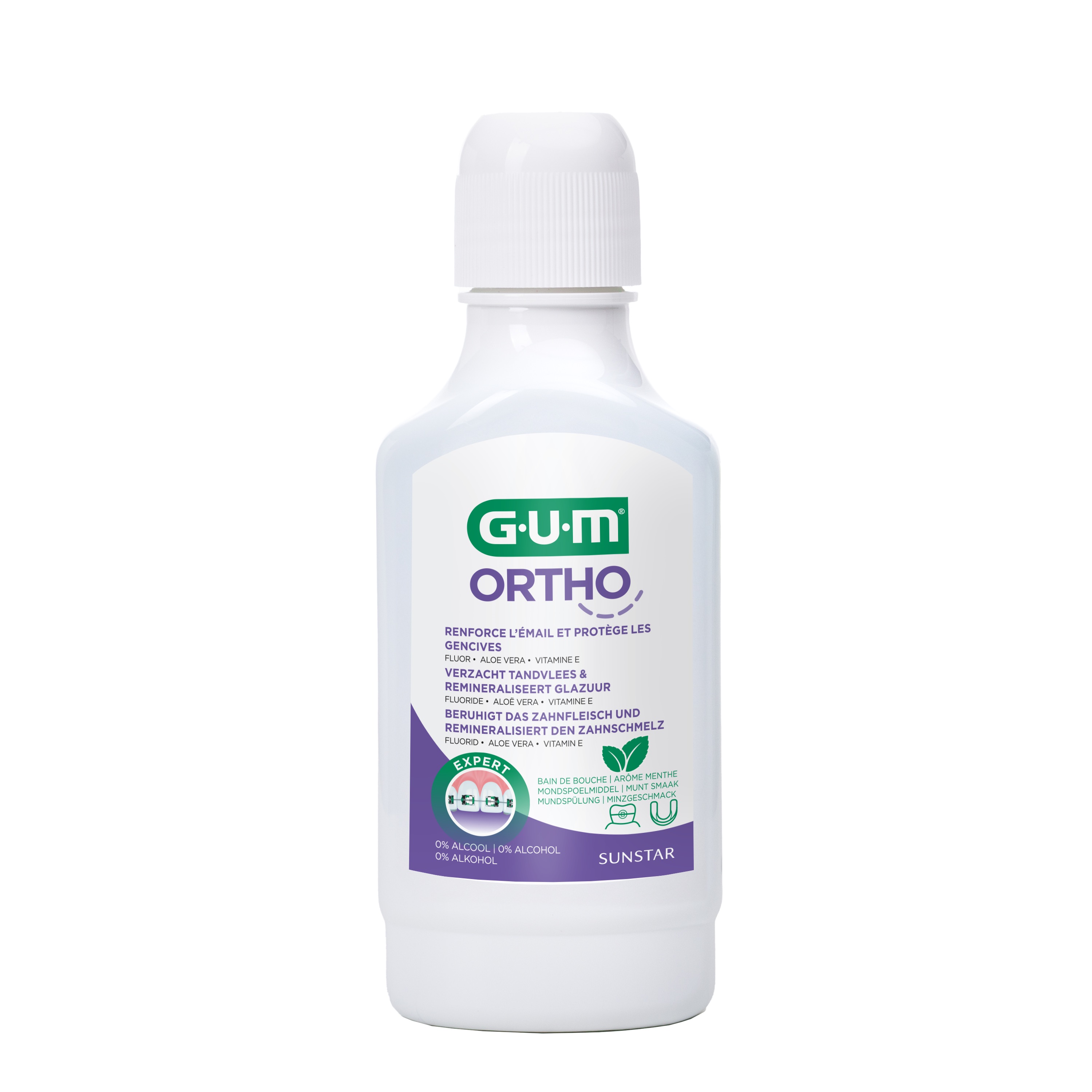 GUM Ortho płyn do płukania jamy ustnej 300 ml zdjęcie