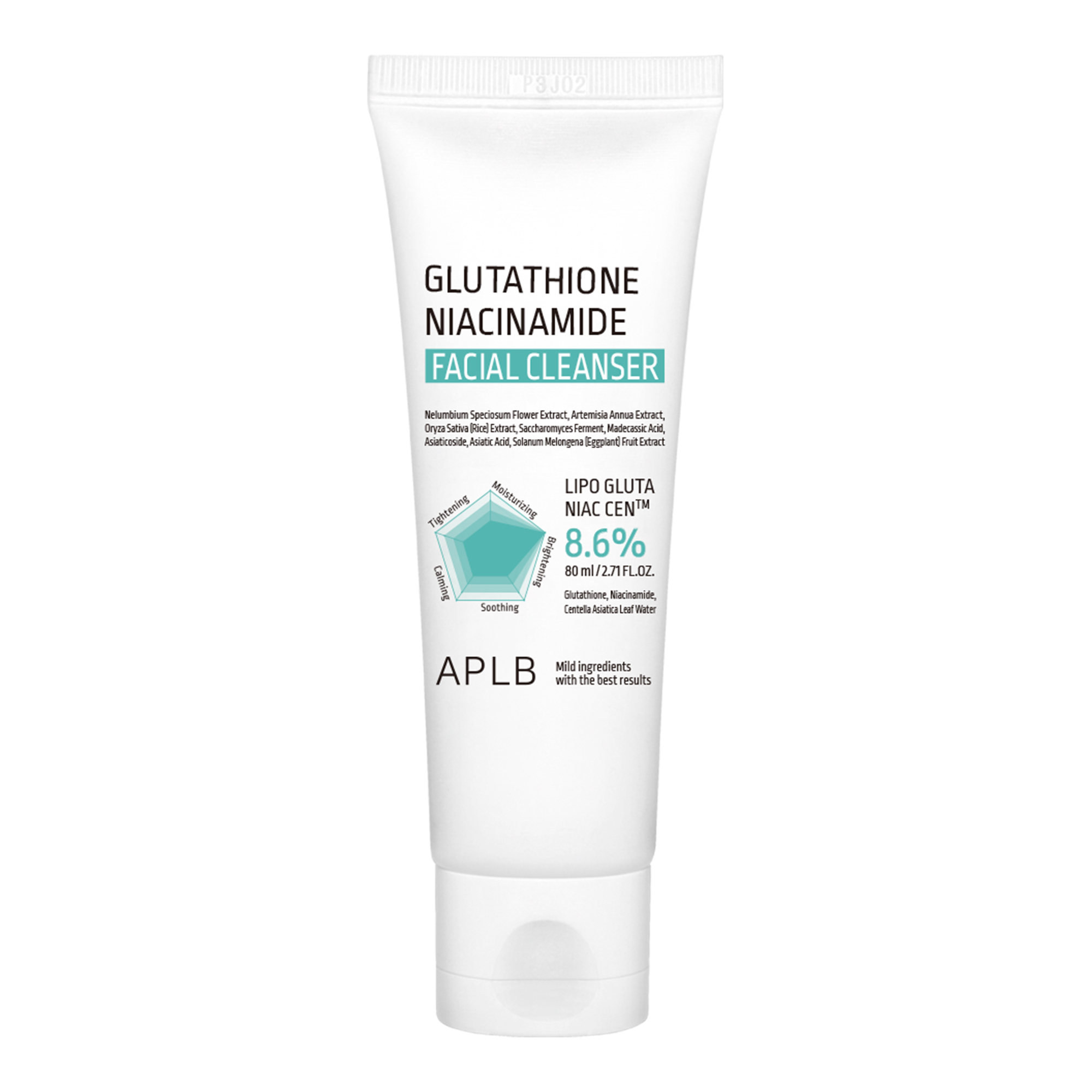 APLB Glutathione Niacinamide Facial Cleanser żel do twarzy, 80 ml zdjęcie