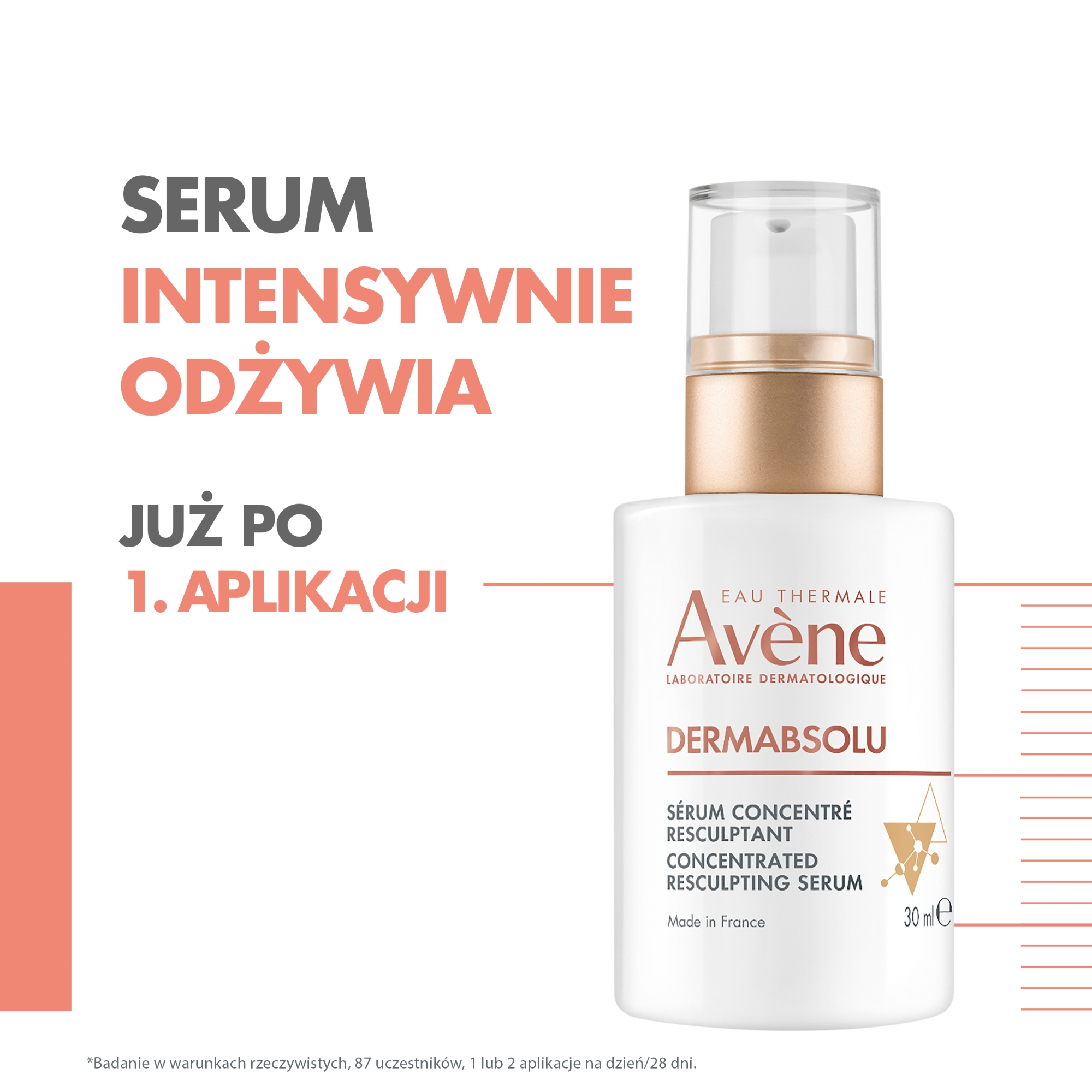 Avene Dermabsolu, Serum przywracające kontur twarzy, 30 ml