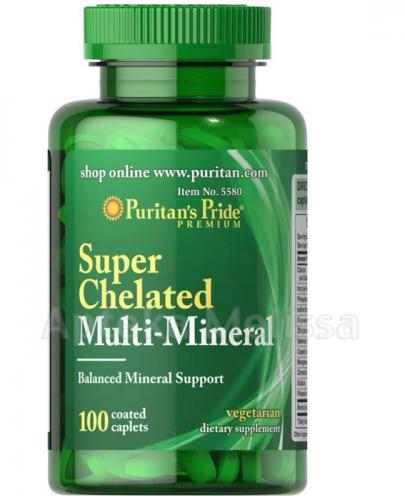 PURITAN'S PRIDE Multi Minerały chealtowane - 100 tabl. zdjęcie