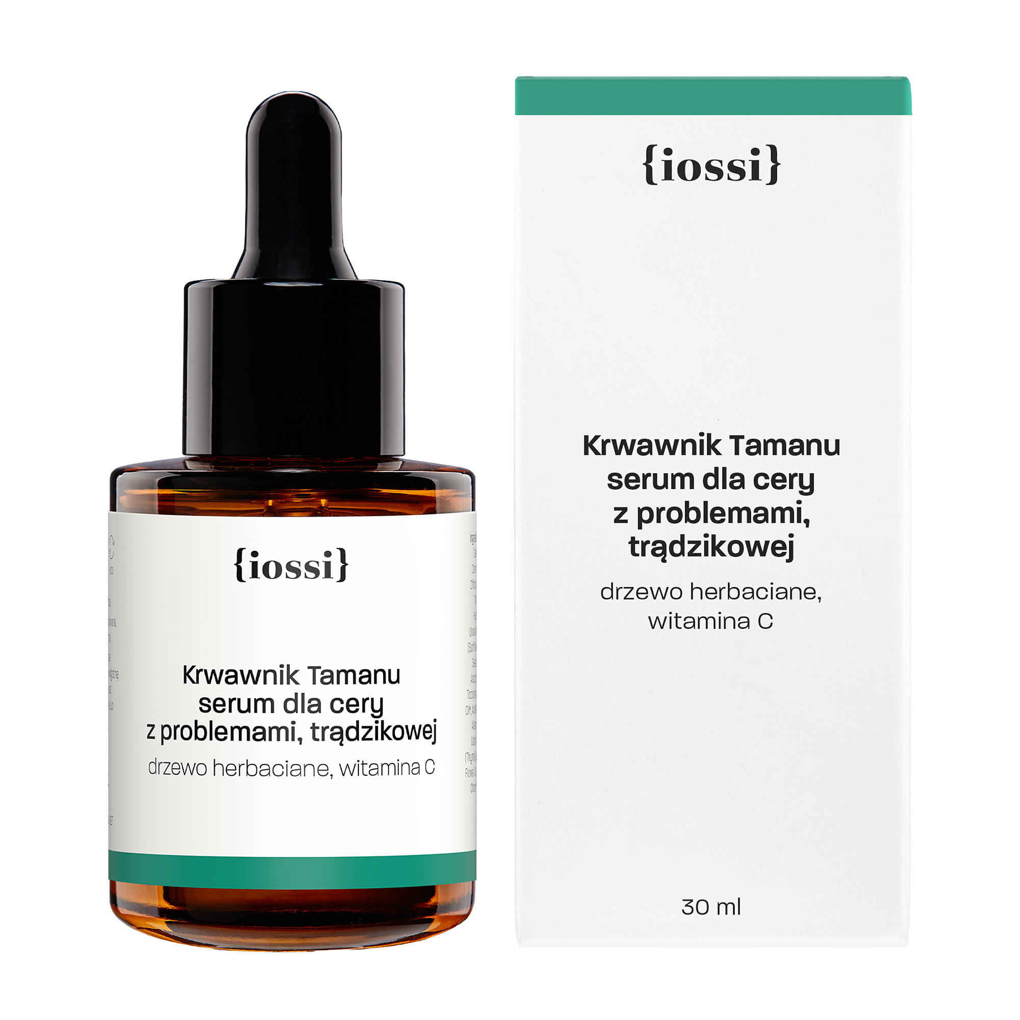 Iossi Krwawnik Tamanu Serum dla cery z problemami, trądzikowej, 30 ml