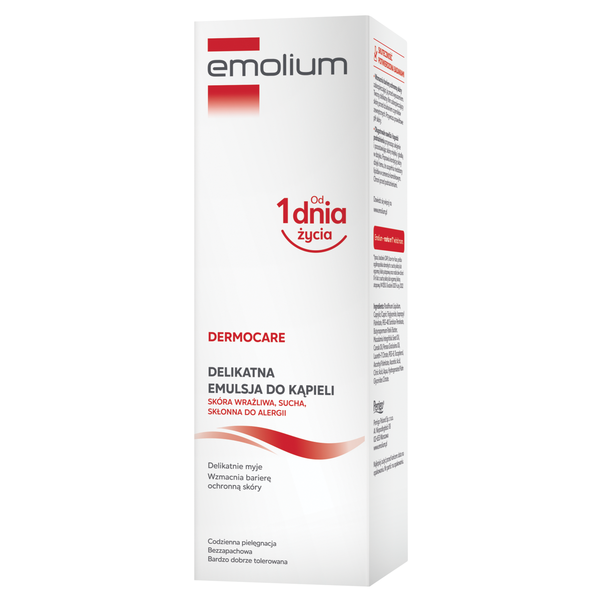 Emolium Dermocare, emulsja do kąpieli, 400 ml zdjęcie