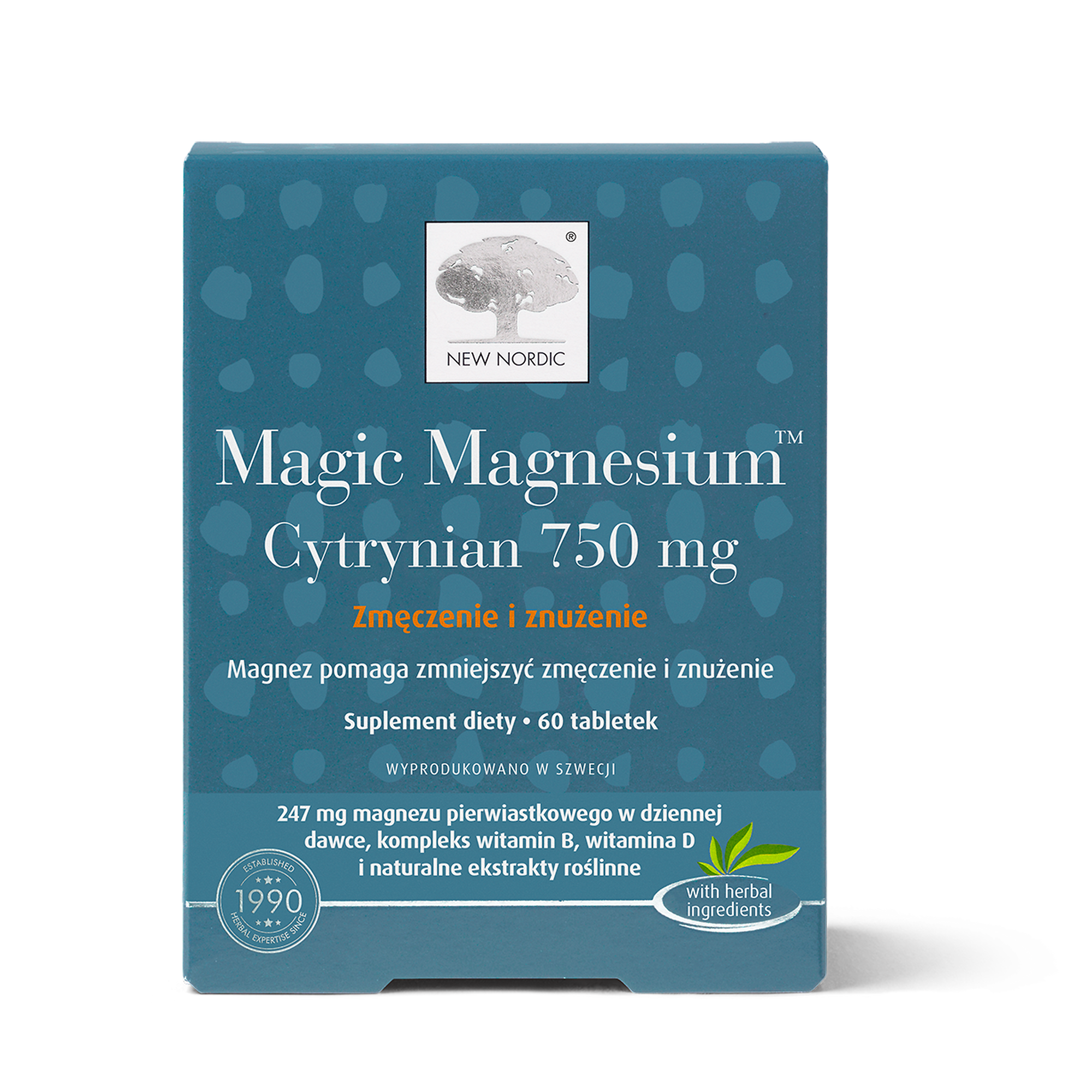 Magic Magnesium Cytrynian 750 mg, 60 tabletek zdjęcie