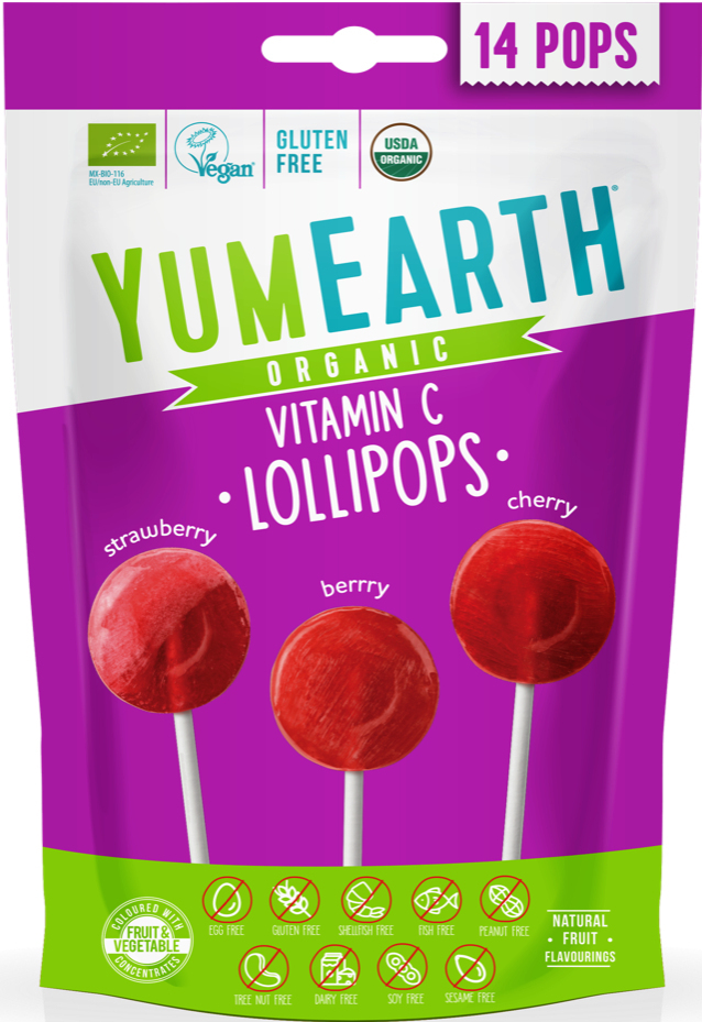 YumEarth, Lizaki z Witaminą C Eko, 14 sztuk zdjęcie