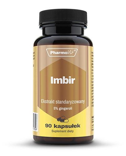 Pharmovit Imbir - 90 kaps. Na mdłości - cena, opinie, właściwości zdjęcie