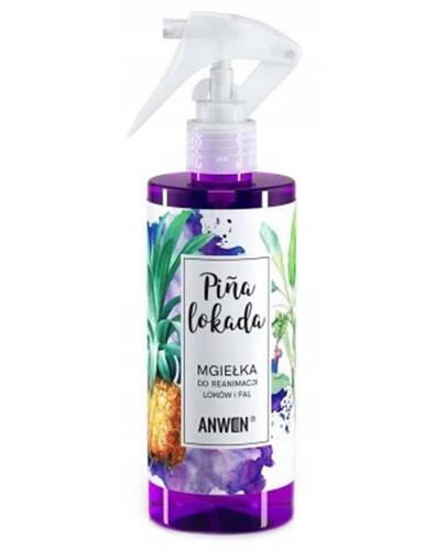Anwen Pina Lokada Mgiełka do reanimacji loków i fal - 300 ml Do włosów kręconych - cena, opinie, właściwości  zdjęcie