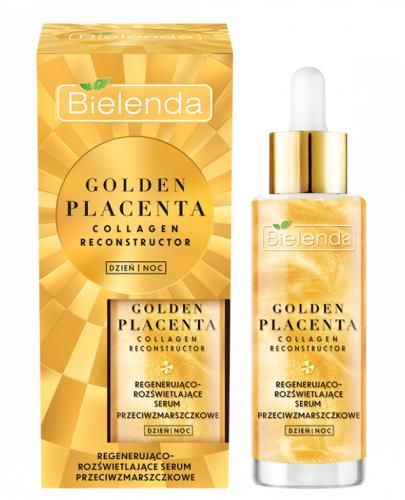 Bielenda Golden Placenta Collagen Reconstructor Regenerująco-Rozświetlające Serum przeciwzmarszczkowe, 30 g cena, opinie, właściwości zdjęcie