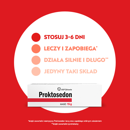 Proktosedon, maść doodbytnicza, 15 g