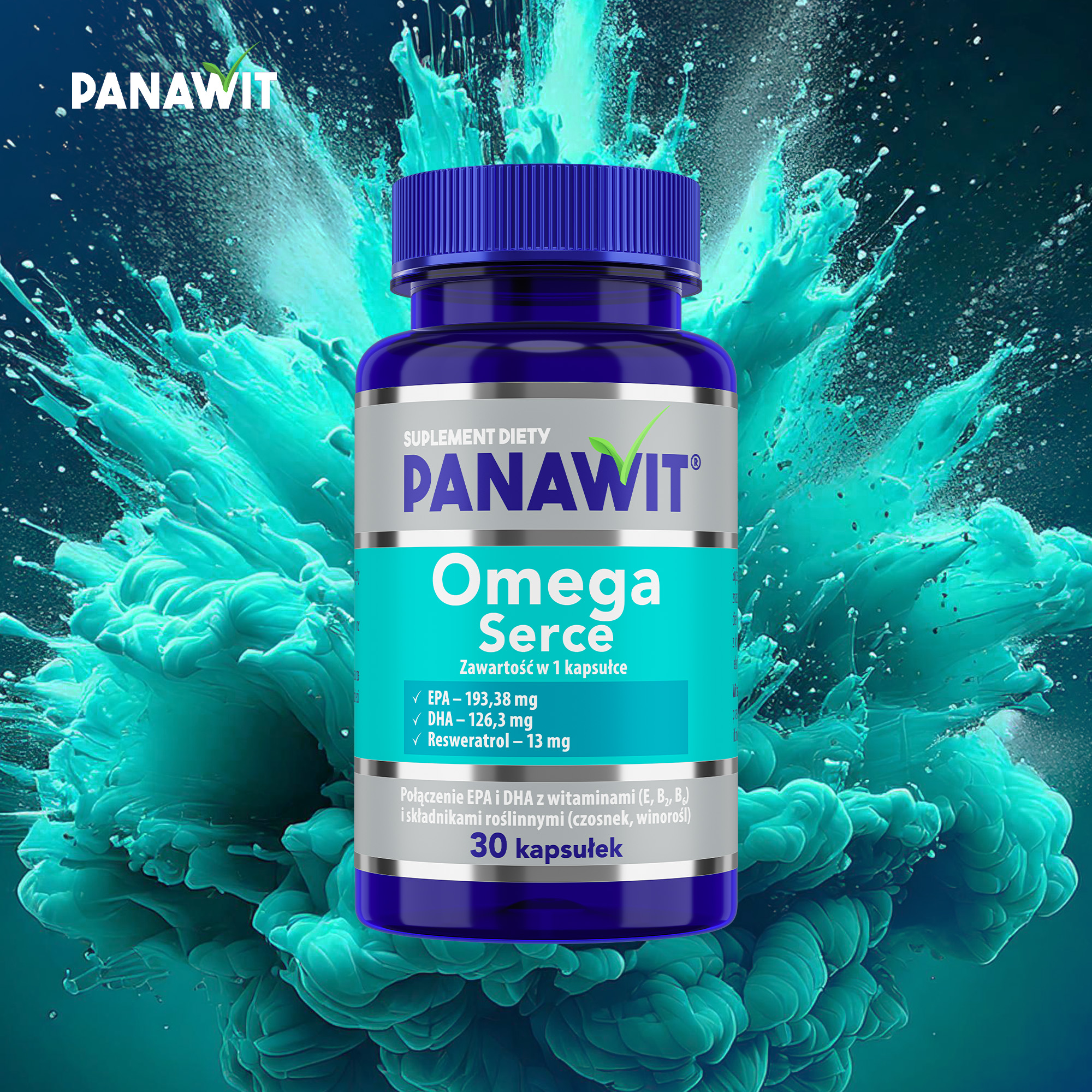 Panawit Omega Serce, kapsułki, 30 sztuk