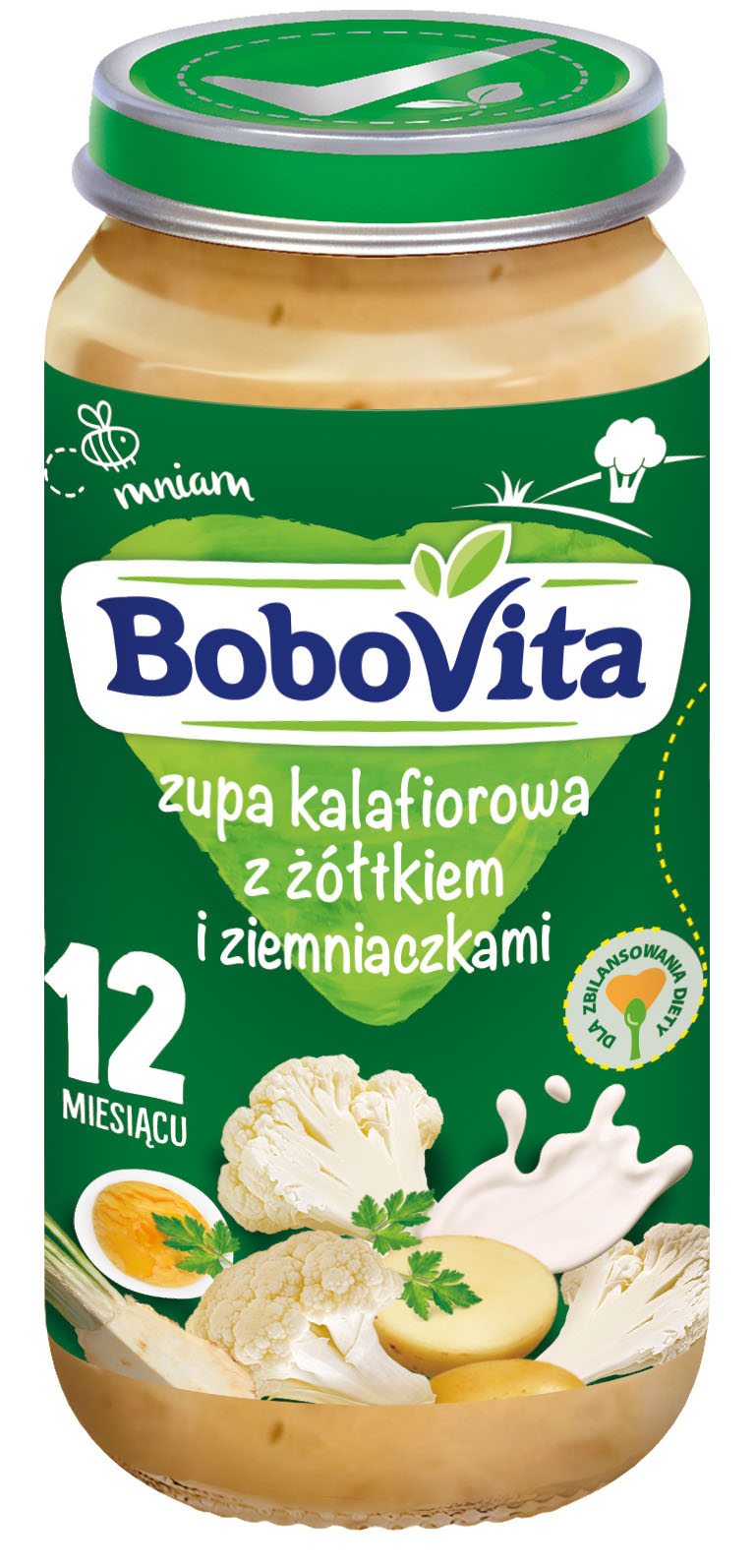 Zupa Kalafiorowa z żółtkiem i ziemniaczkami po 12. miesiącu, 250 g zdjęcie