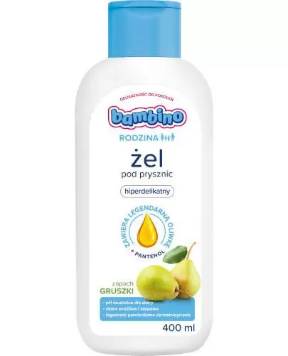 Bambino Rodzina żel pod prysznic o zapachu gruszki 400 ml zdjęcie