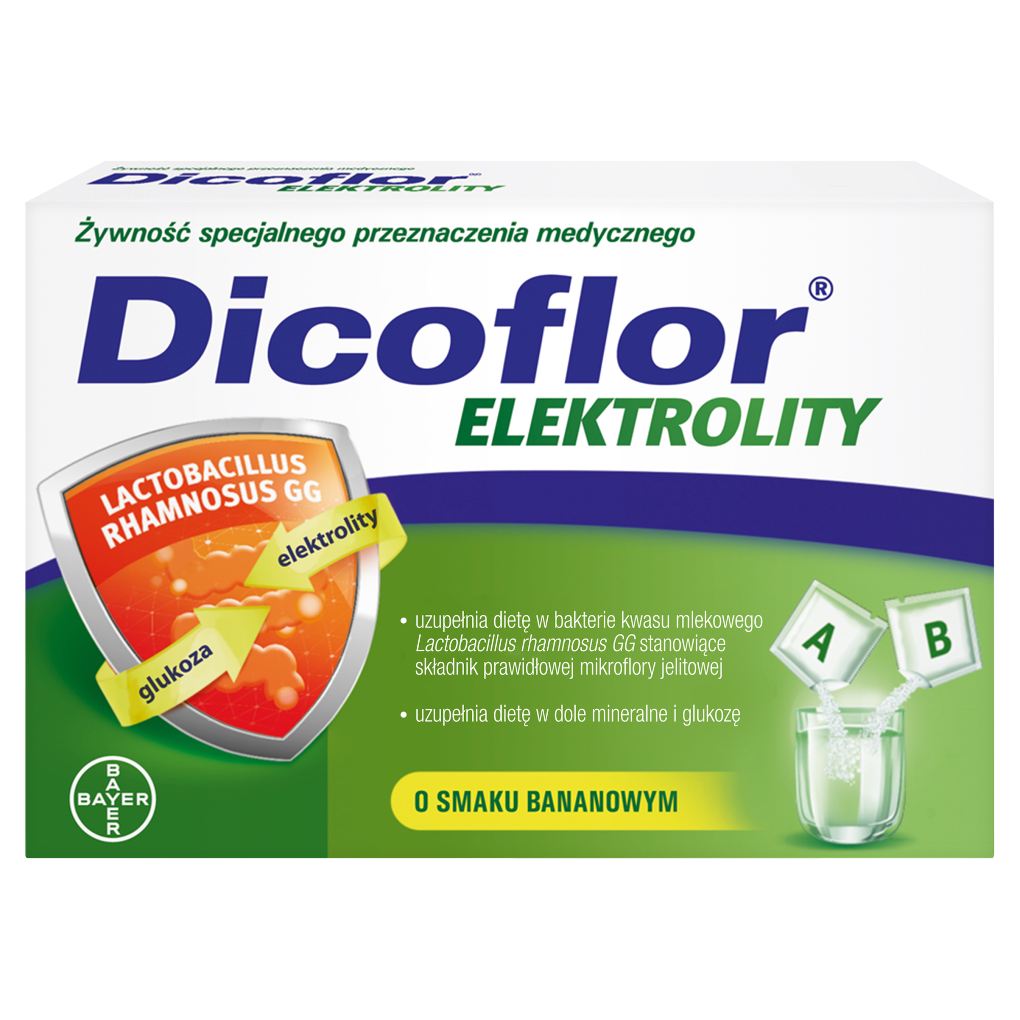 DICOFLOR ELEKTROLITY, na odwodnienie, 12 saszetek (6 porcji) zdjęcie