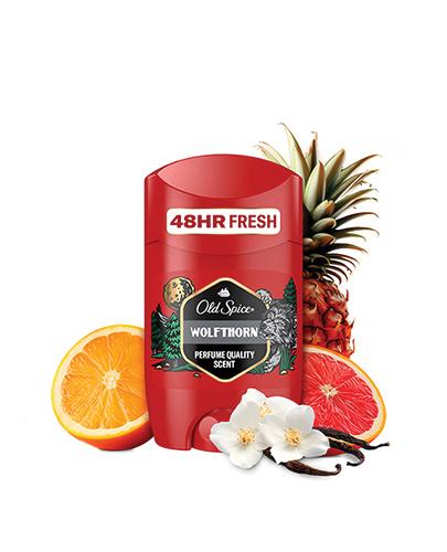 Old Spice Wolfthorn Dezodorant w sztyfcie dla mężczyzn, 50 ml, cena, opinie, właściwości  zdjęcie