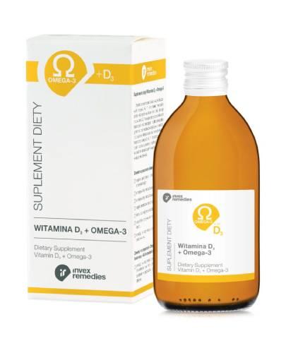Invex Remedies, Witamina D3 + Omega-3, 300 ml zdjęcie