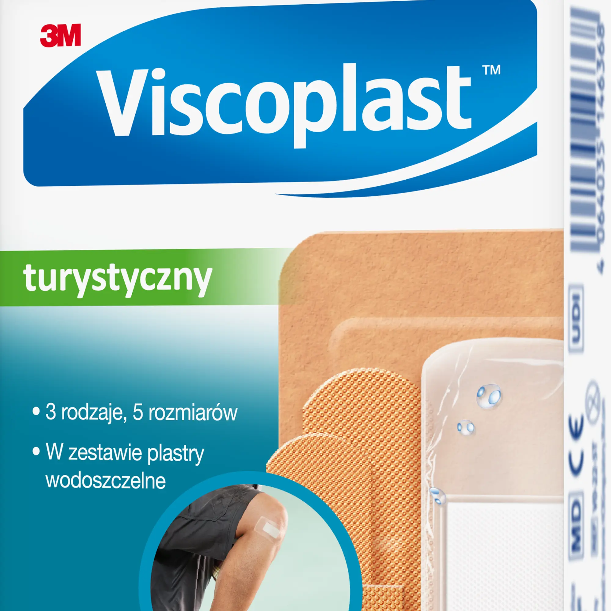 Viscoplast Turystyczny zestaw plastrów 22 sztuki