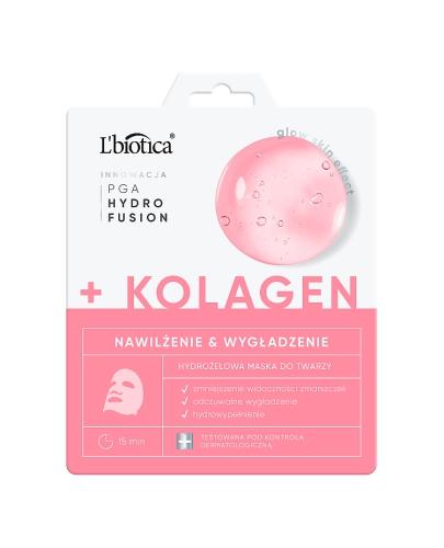 L'biotica Hydrożelowa Maska do twarzy z kolagenem, 1 sztuka zdjęcie