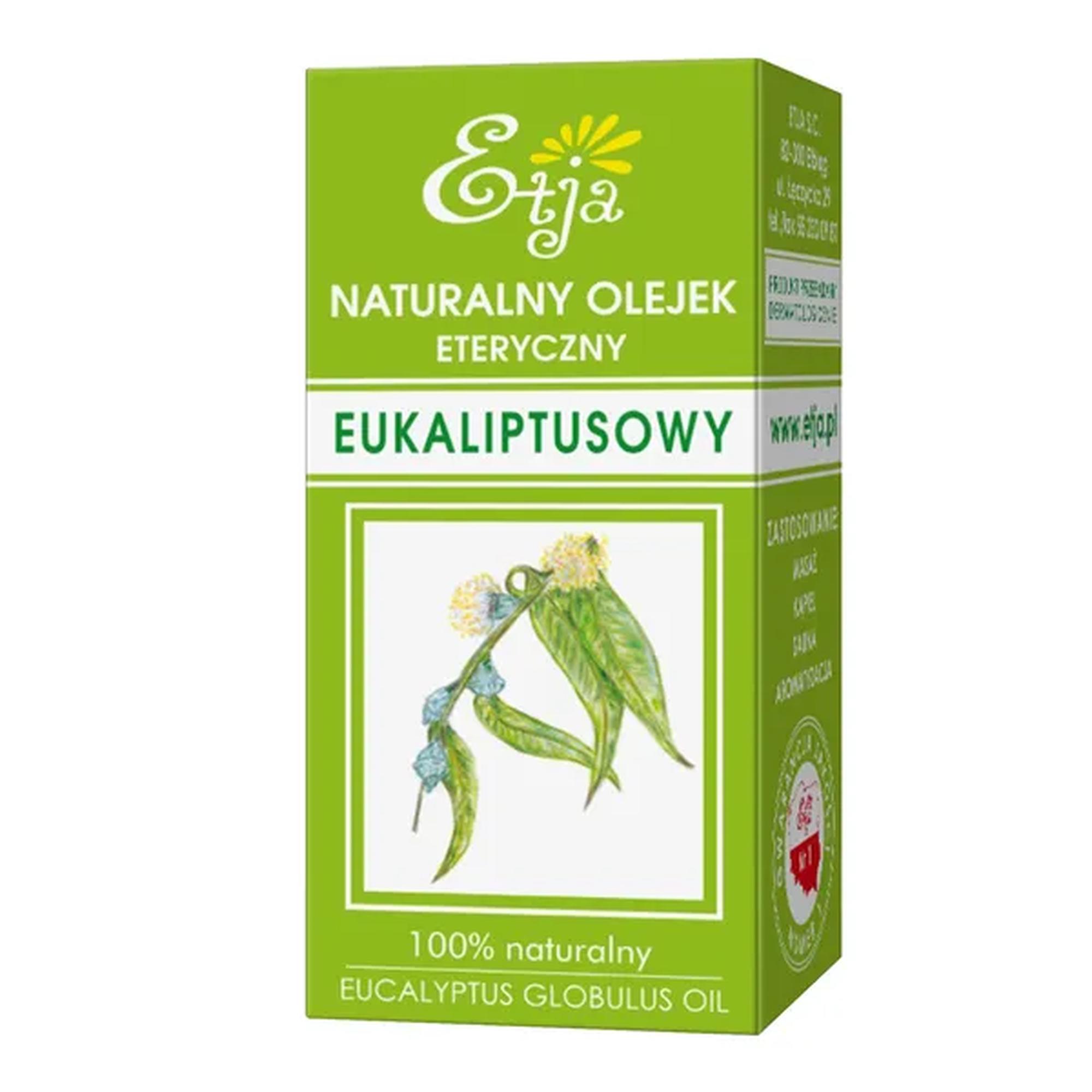 Etja Naturalny olejek eteryczny eukaliptusowy, 10 ml zdjęcie