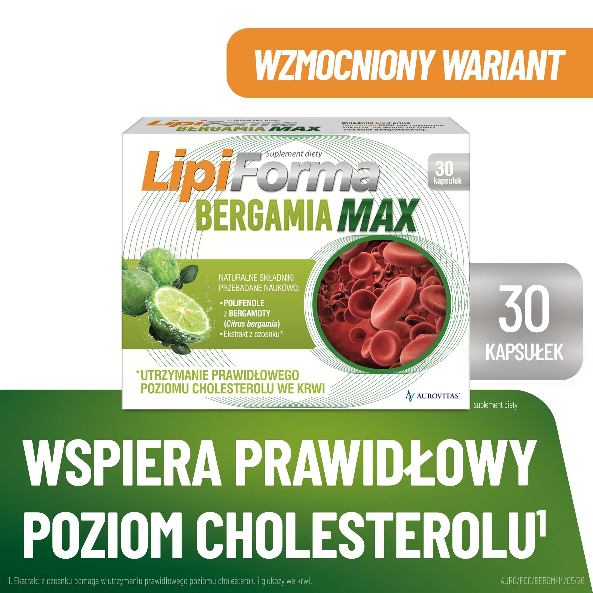 Lipiforma Bergamia Max, kapsułki, 30 sztuk