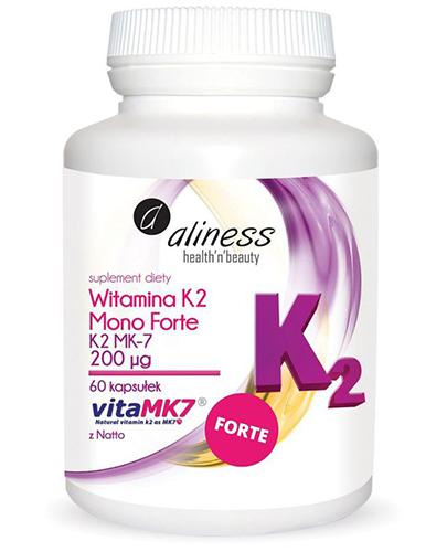 ALINESS Witamina K2 Mono Forte MK-7 200 µg z Natto, 60 kapsułek zdjęcie