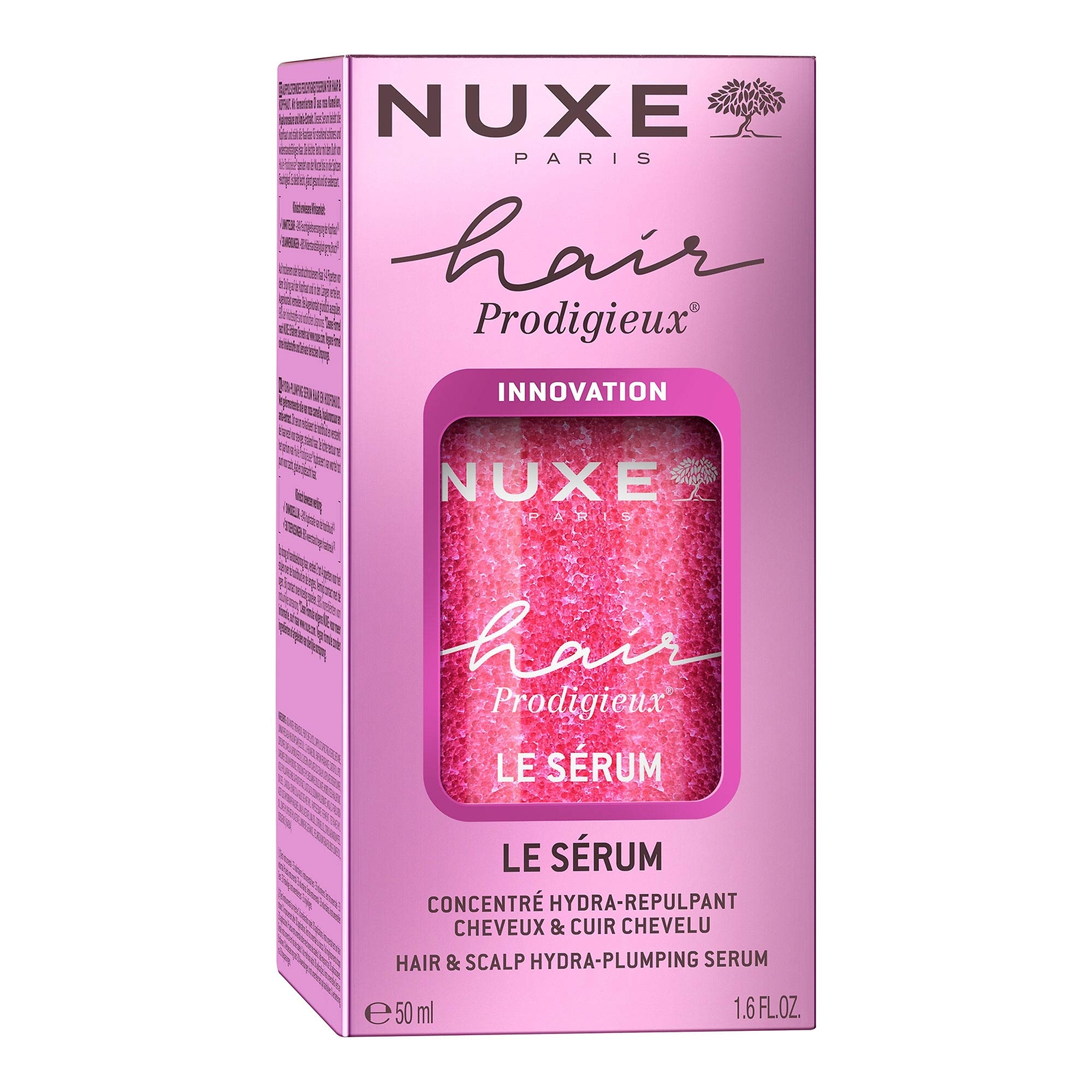 Nuxe Hair Prodigieux, wzmacniające serum nawilżające do włosów i skóry głowy, 50 ml