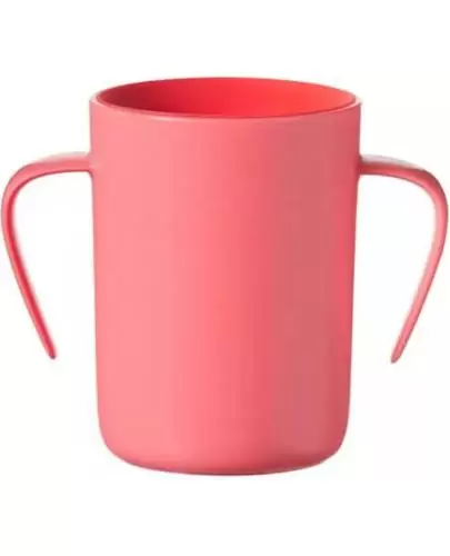 Tommee Tippee Easiflow 360° kubek z uchwytem 6m+ różowy 200 ml zdjęcie