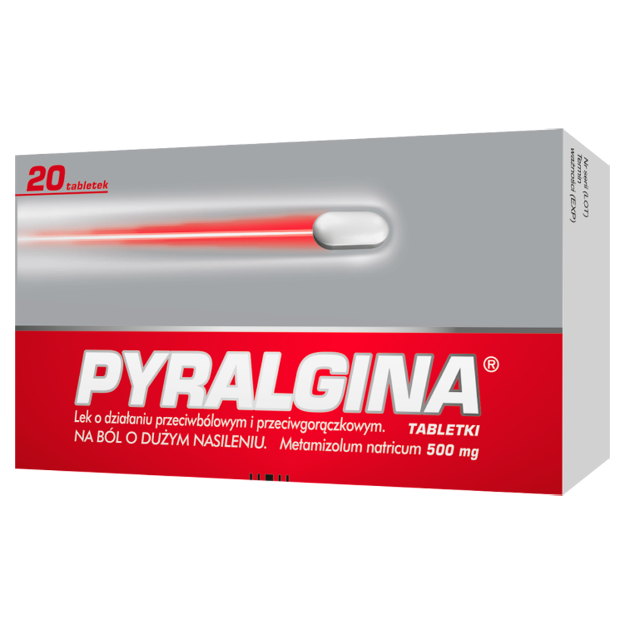 Pyralgina 500mg 20 tabletek zdjęcie
